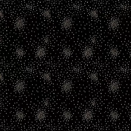 RJR Cotton & Steel Clusters - CS107-BH14M Black Hole Metallic - Cotton Fabric