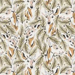 RJR Fabric Magic Of Yosemite JD200-LA2M Morning Deer Light Apricot ^