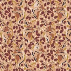 RJR Magic Yosemite JD201-FA1M Fox - Fawn Metallic Fabric ^