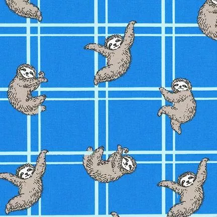 RK Animal Club SB-850278D2-2 Blue - Cotton Fabric