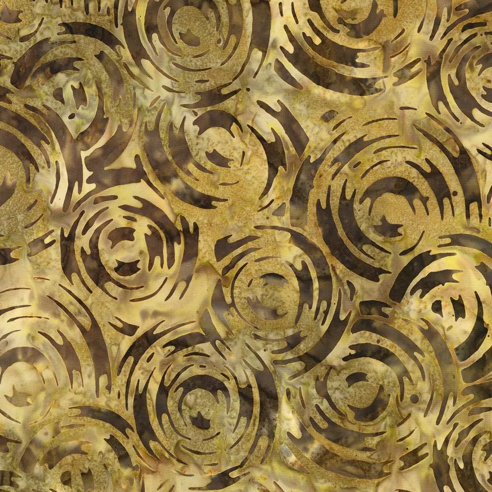 RK Artisan Batiks: Umber - AMD-22047-479 Acorn - Cotton Fabric