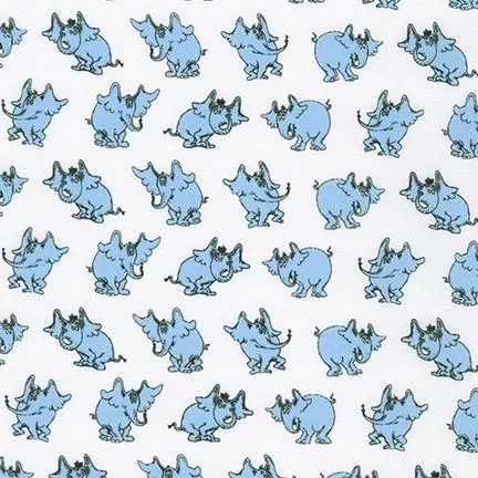 RK A Little Dr. Seuss ADE-20821-1 White - Cotton Fabric