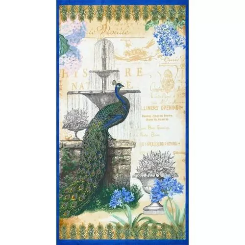 RK Palais Jardin Panel ATRM-16940-78 - Cotton Fabric