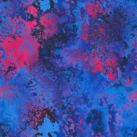 Robert Kaufman Splatter Sapphire WELD-20247-74 784626327948 ^