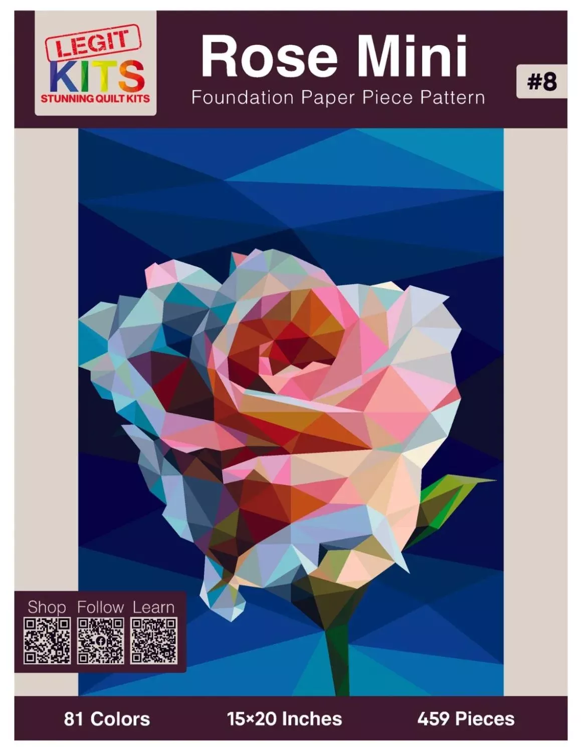Rose Mini PATTERN - A Legit Kits Design #8