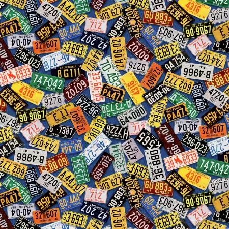 Route 66 Commermorative License Plate Toss