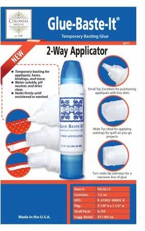 Roxanne's Glue Baste It 2-Way Applicator