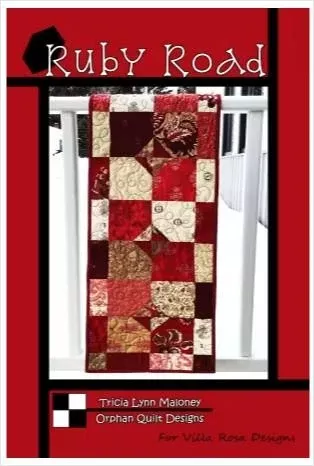 Ruby Road Tablerunner Pattern by Villa Rosa Designs (13" x 49") VRDOQ056