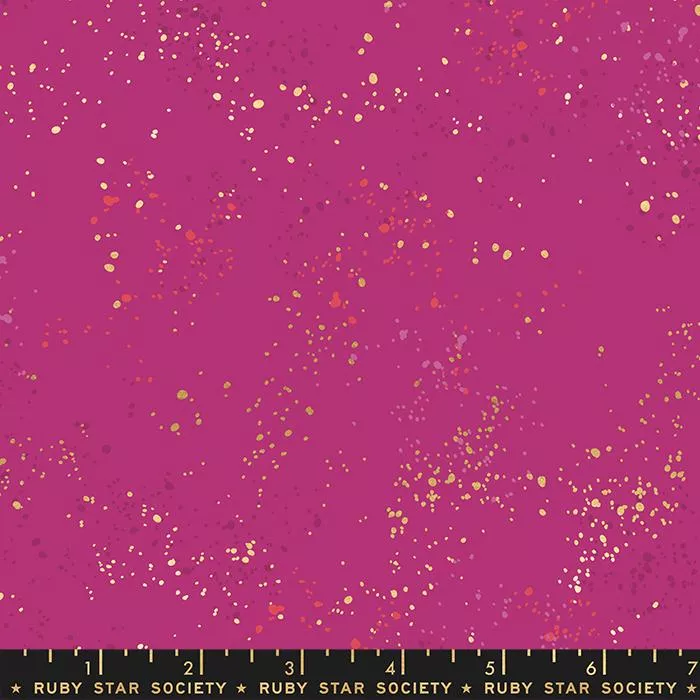 Ruby Star Society Speckled Metallic Berry Wide Back Fabric