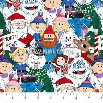 RUDOLPH THE RED-NOSED REINDEER FROM NORTHCOTT FABRICS