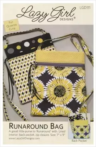 Runaround Bag Pattern by Lazy Girl Designs - LGD111