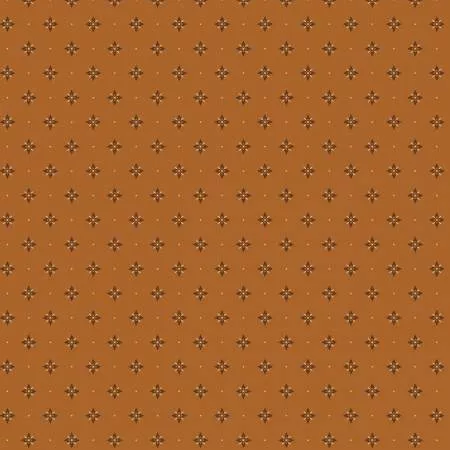 Rust Starlight Marcus Fabrics Cheddar & Chocolate R170737-0128 810018585013