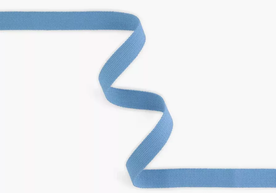 Sallie Tomato 1 Inch Webbing 3 Yards-Maya Blue