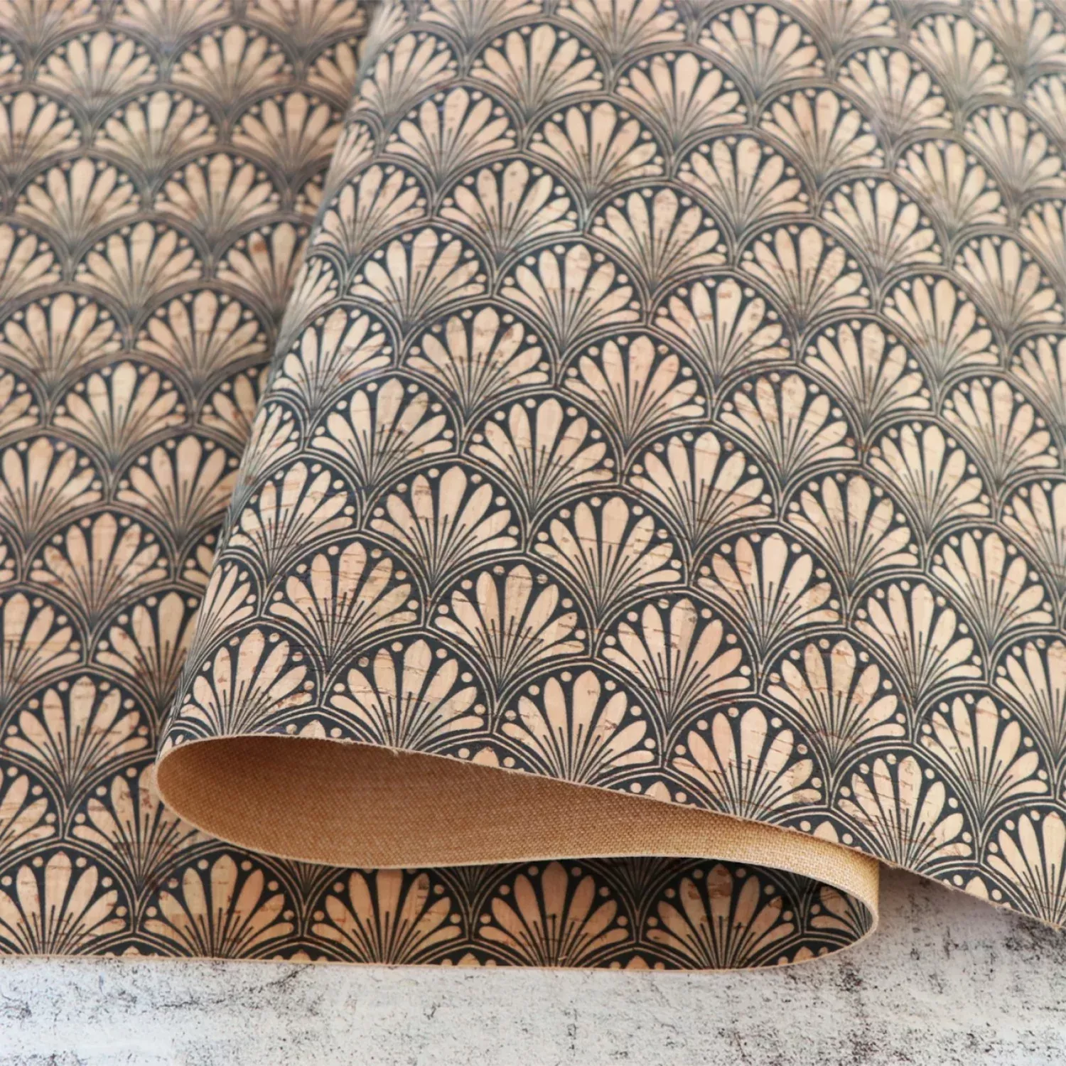 Sallie Tomato Cork Pro Fabric Darling Dahlia