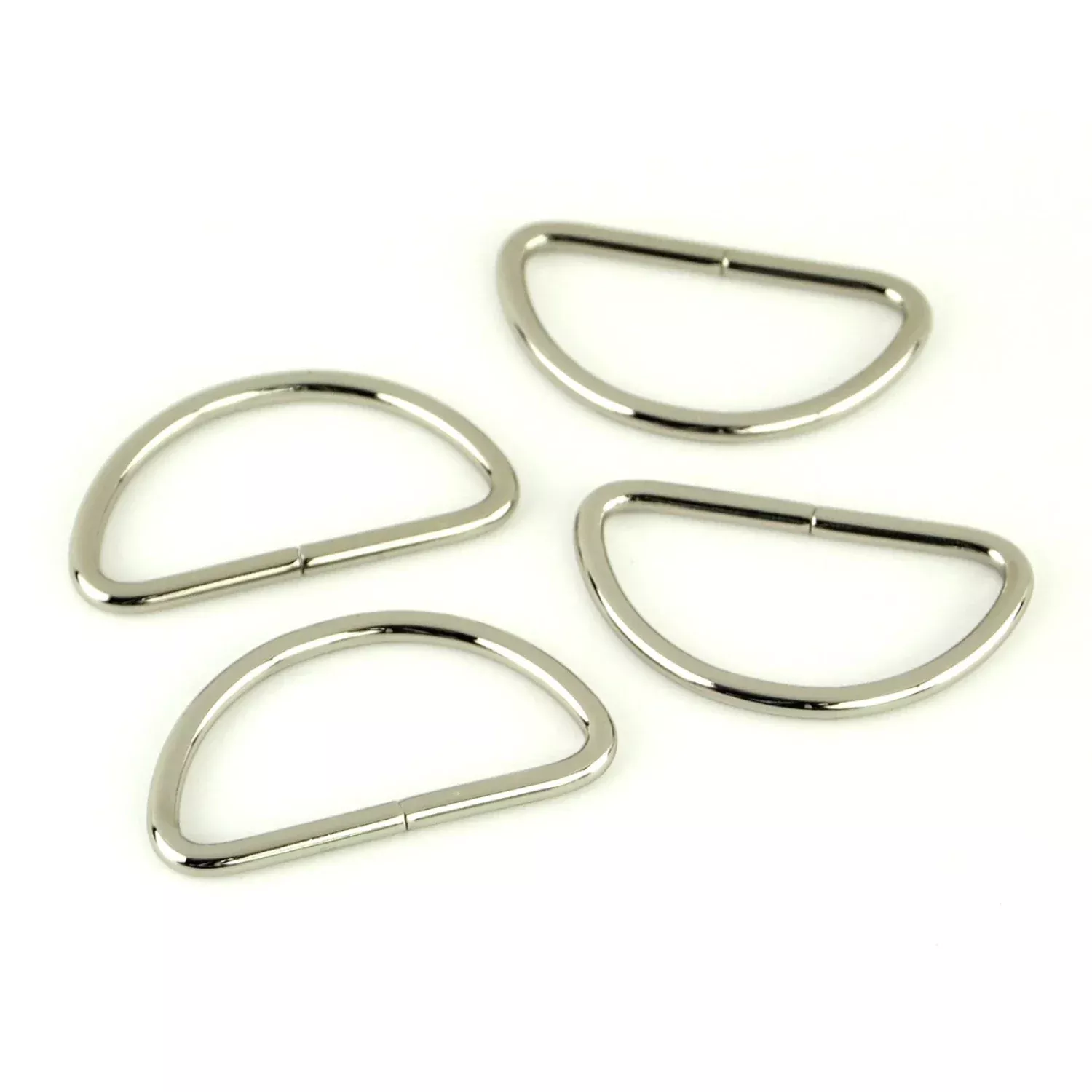 Sallie Tomato - D-Ring Set of 4 | 1 1/2" Nickel