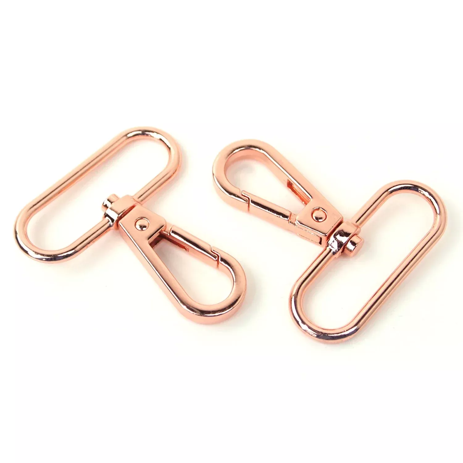 Sallie Tomato - Oval Swivel Hooks set of 2 | 1.5" Rose Gold