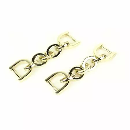 Sallie Tomato Two Chain Strap Connectors Gold