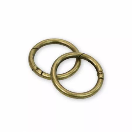 Sallie Tomato Two Gate Rings 1 1/2