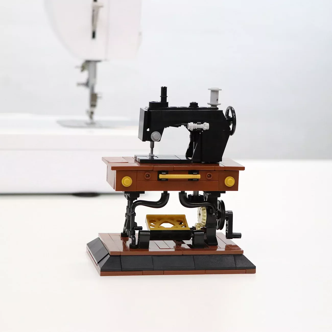 Sallie Tomato Vintage Sewing Machine Building Block Set