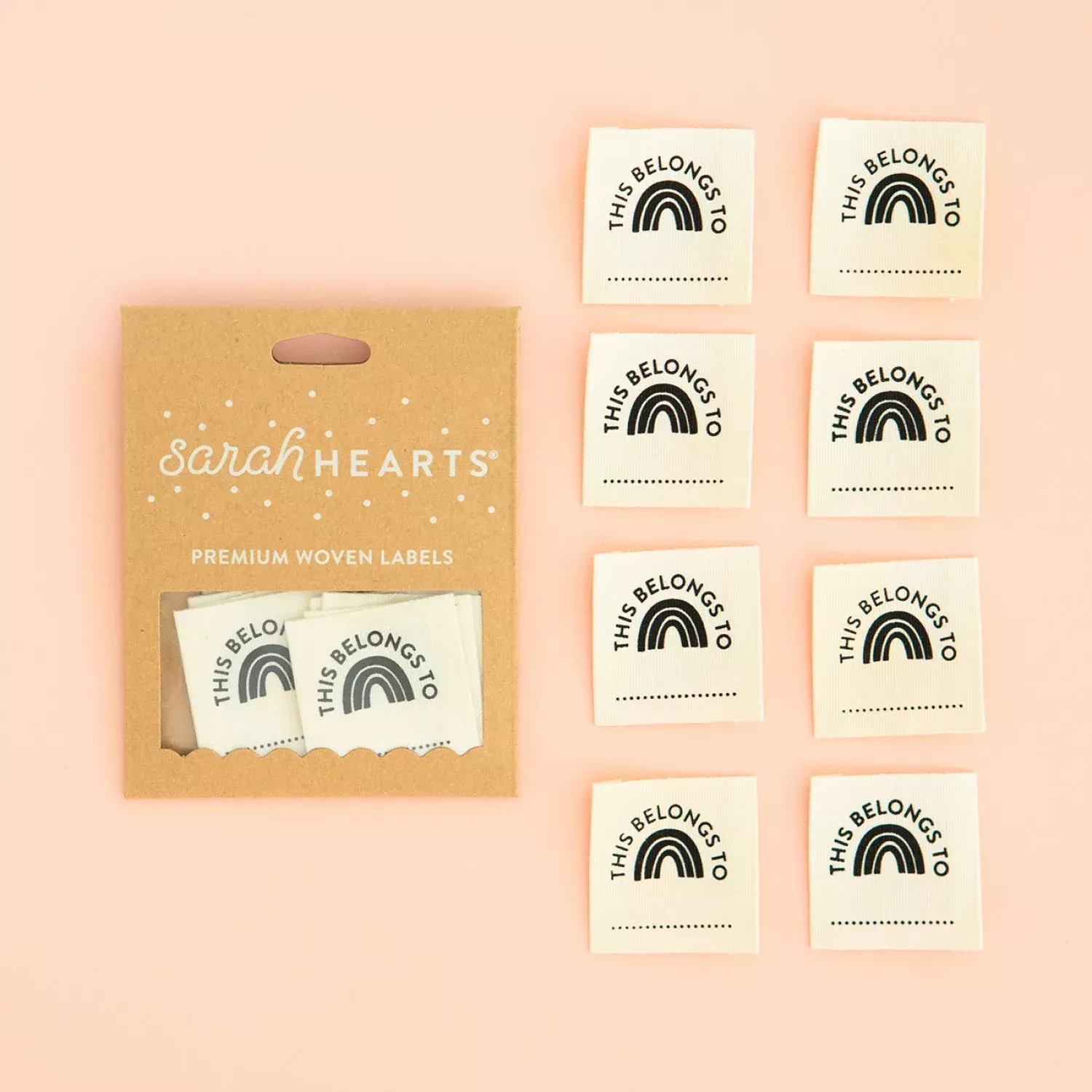 Sarah Hearts | This Belongs to Labels - 8 pack