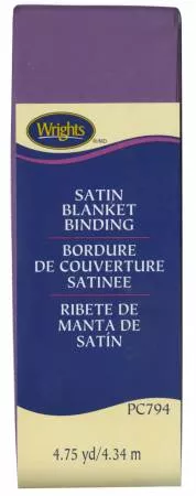 Satin Blanket Binding Purple