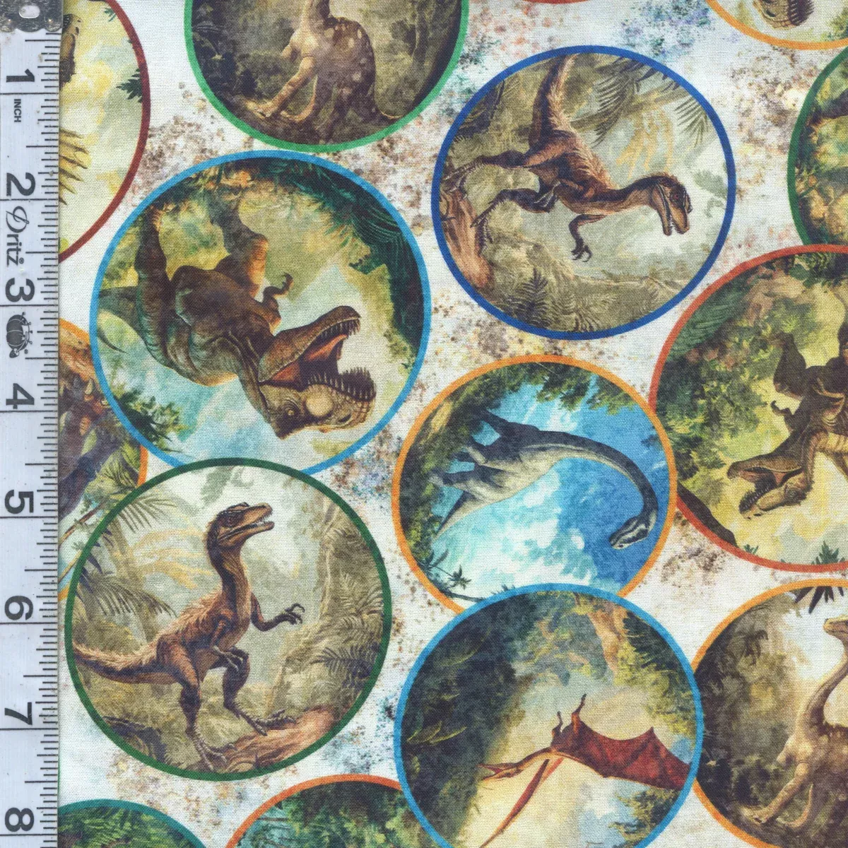 Savage Kingdom - Dinosaur Medallions Sand