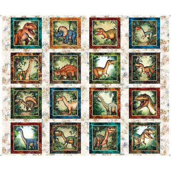 Savage Kingdom PANEL 36" - QT Fabrics Sand 31733-E
