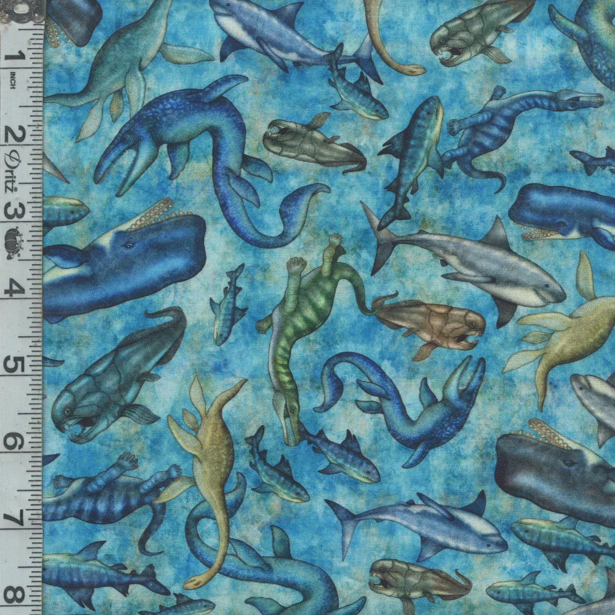 Savage Kingdom - Underwater Dinos Turquoise
