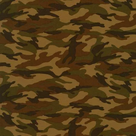 SB 88302D3 2 Earth Camouflage Sevenberry: Camouflage 4 Earth Robert Kaufman 784626853805 ^
