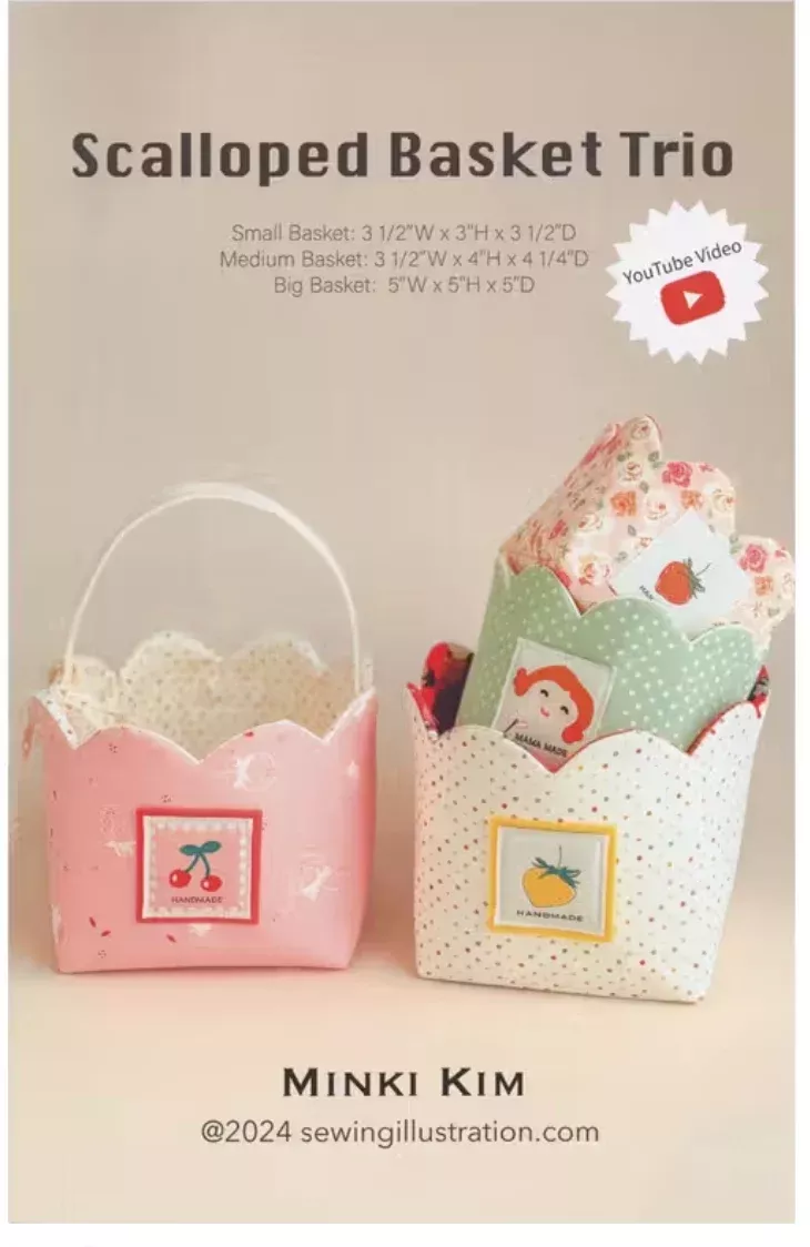 Scalloped Basket Trio