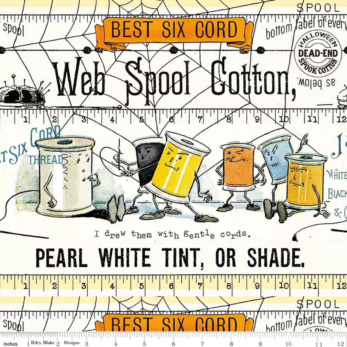 Scary Scraps - Scary Spools Border Stripe