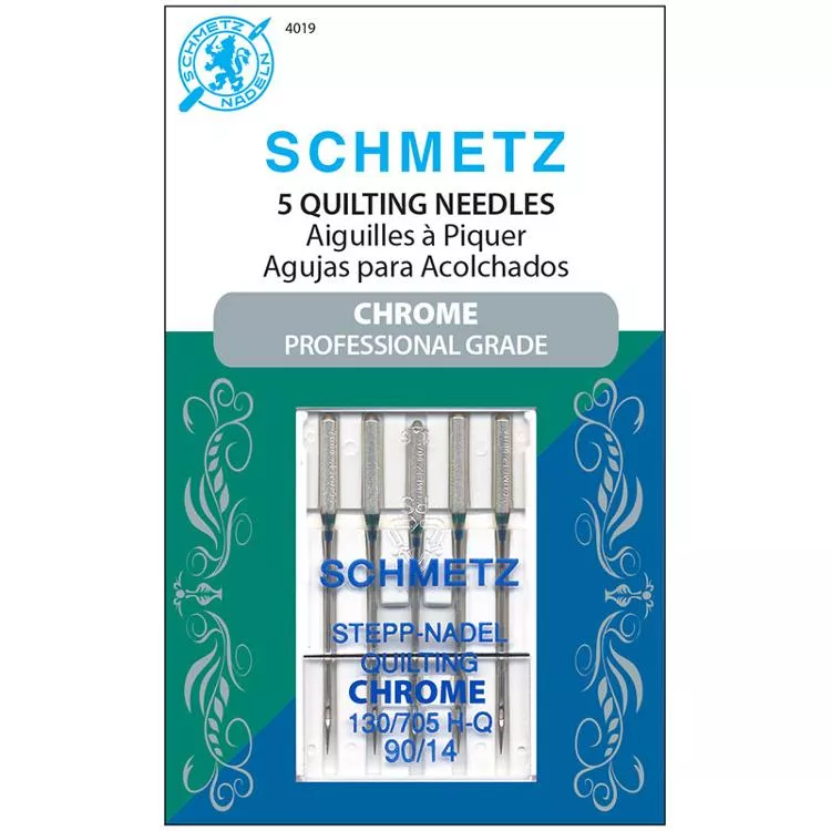 Schmetz Chrome Quilting Needle 90/14