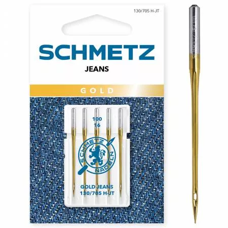 Schmetz Gold Jeans/Denim Needle 100/16