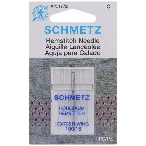 Schmetz Hemstitch/Wing Needle 100/16 1772 '