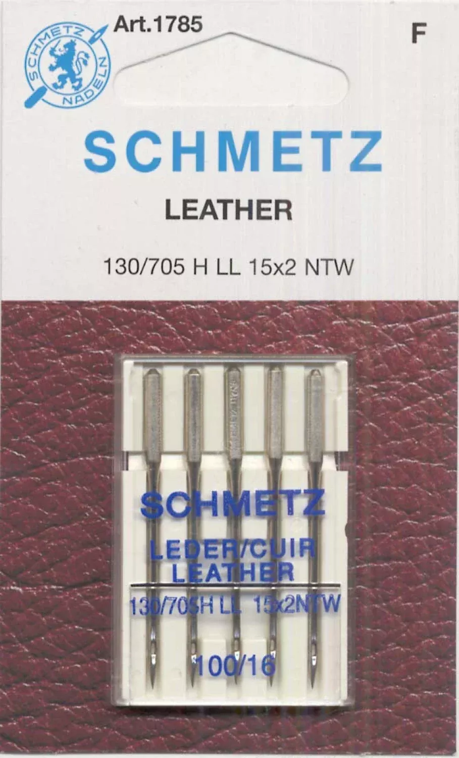 Schmetz Leather Needle 100/16 1785 '