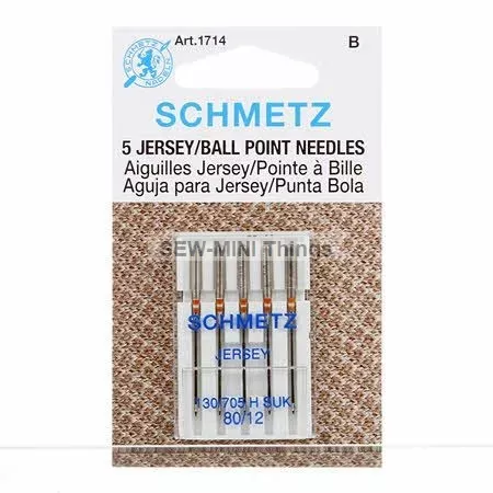 SCHMETZ Sewing Machine Needles JERSEY/BALL POINT