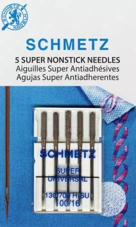 Schmetz Super Nonstick Needle 5pk 100/16