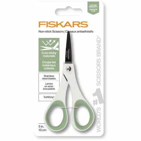 Scissors Fiskars Non-stick Titanium Softgrip 5