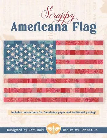 Scrappy Americana Flag : Quilt Pattern - #ISE-294 - It's Sew Emma
