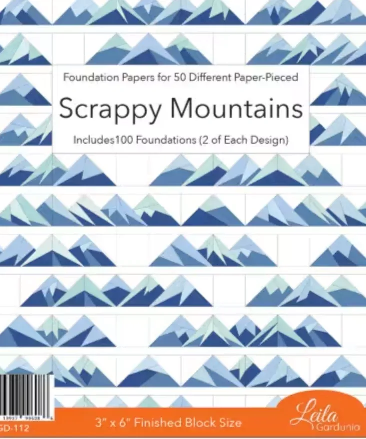 Scrappy Mountains Foundation Paper Piecing Pad