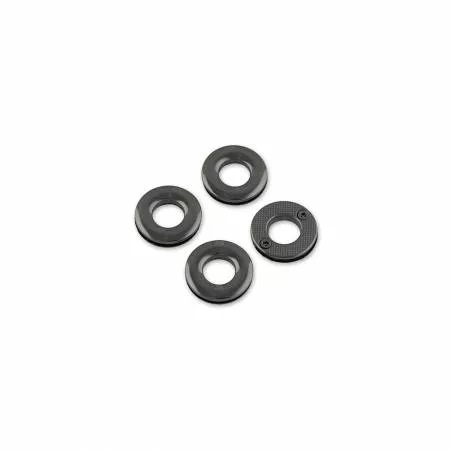 Screw Together Grommets Gunmetal 4ct 1/2in