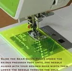 Seam Guide Ruler & Free Magnetic Seam Guide