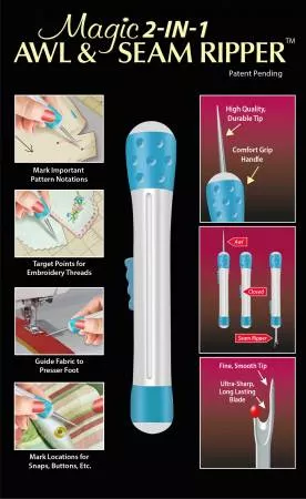 Seam Ripper Taylor Seville Original Magic 2 In 1 Awl