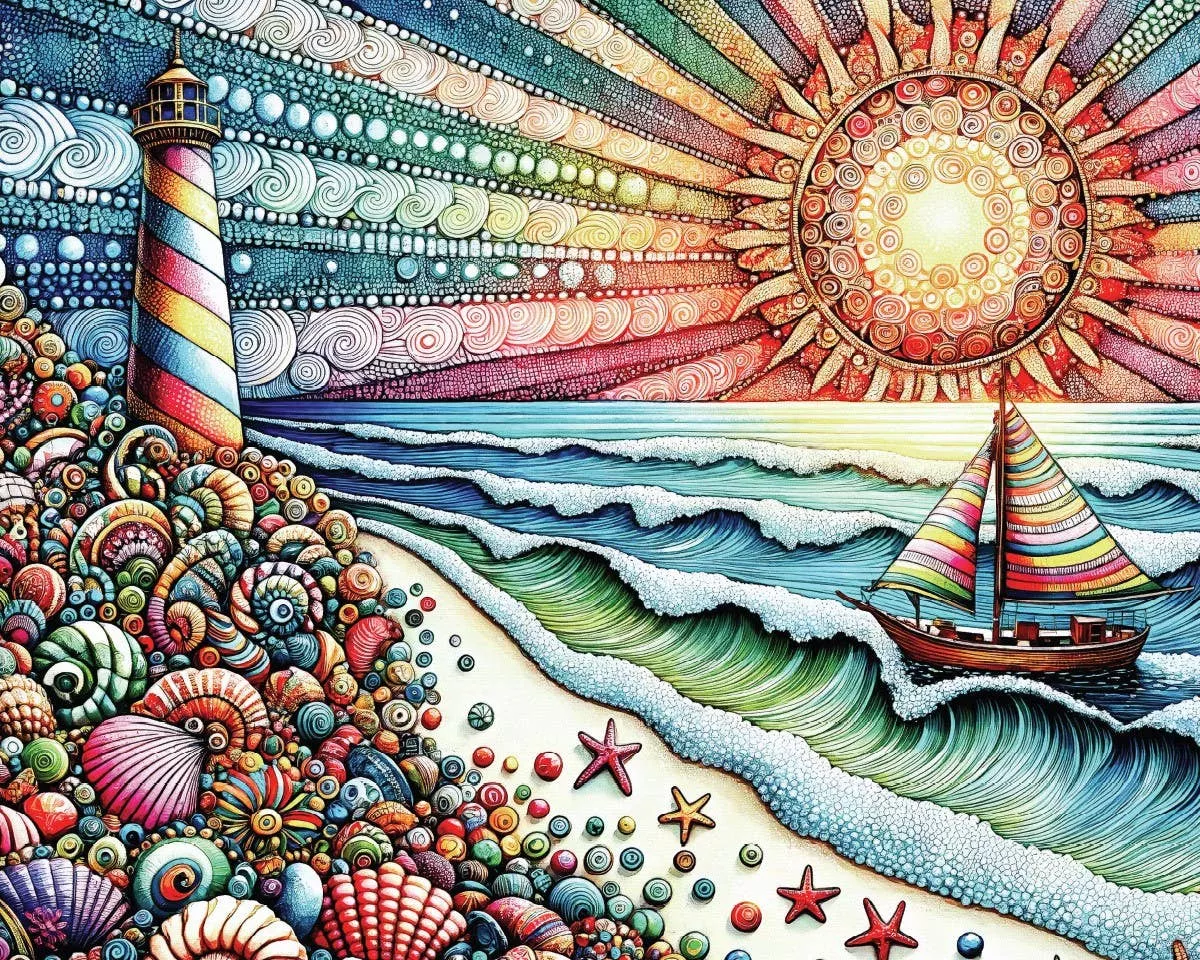Seashells by the Seashore 1000 piece puzzle