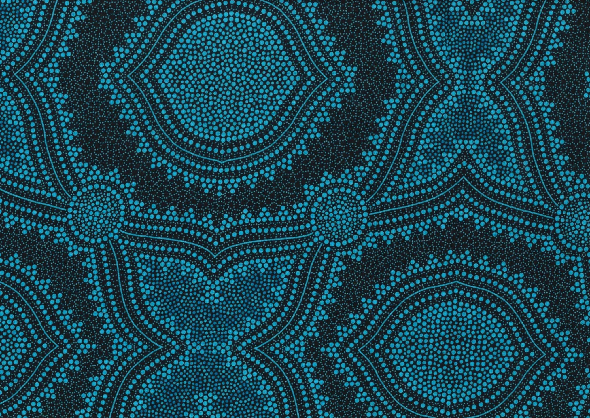 Seeds and Bush Spinifex Sky Blue By Geraldine Riley