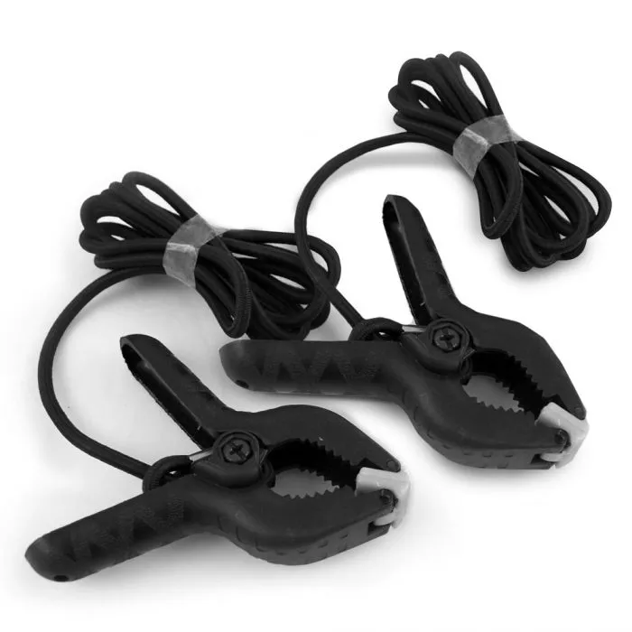 Set of Clamps with Bungee Cord