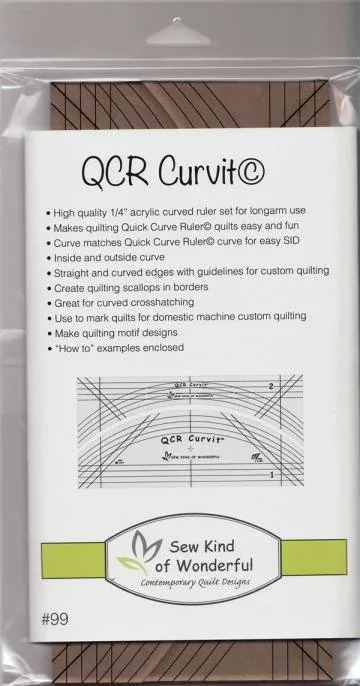 Sew Kind of Wonderful QCR Longarm Ruler Set ^