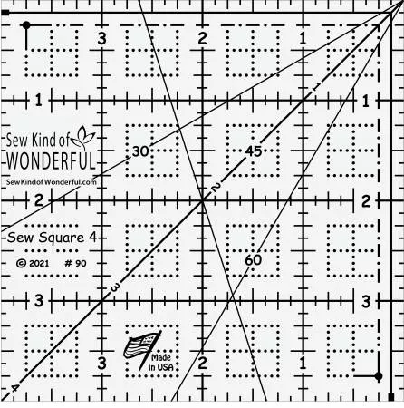 Sew Square 4"