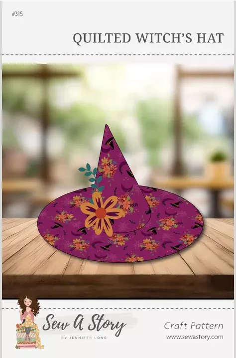 Sew a Story - Quilted Witch's Hat Pattern