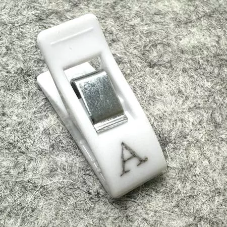 Sewing by Sarah 1" Clips AlphaClips ALPHAWHITE83 White
